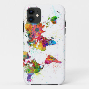 title_seo2 Mapa de la acuarela del mapa del mundo