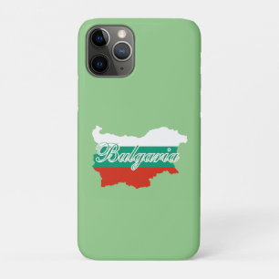 Funda Para iPhone 11 Pro mapa de la bandera de Bulgaria