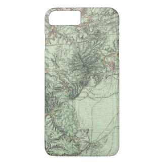 Funda Para iPhone 8 Plus/7 Plus Mapa de la clasificación de tierra de New México