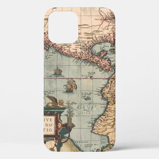Funda De Case-Mate Para iPhone Mapa de la época de Norteamérica (Reverso )