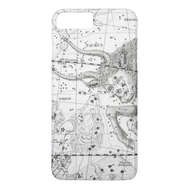 Funda De Case-Mate Para iPhone Mapa de la placa XIV de las constelaciones (Reverso)