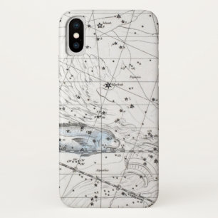 Funda Para iPhone X Mapa de la placa XXII de las constelaciones