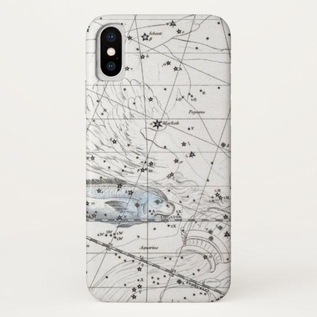 Funda De Case-Mate Para iPhone Mapa de la placa XXII de las constelaciones (Reverso)