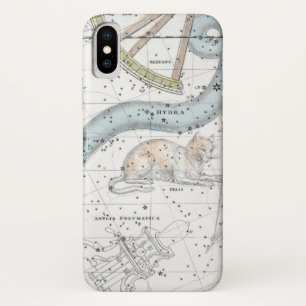 Funda Para iPhone X Mapa de la placa XXVI de las constelaciones