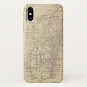 Funda Para iPhone X Mapa de Madagascar