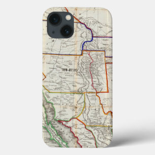 Funda Para iPhone 13 Mapa De México Y California