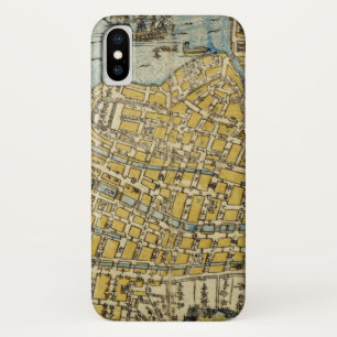 Funda Para iPhone X Mapa de Nagasaki