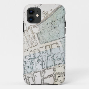 Funda Para iPhone 11 Mapa de New York City, 1728