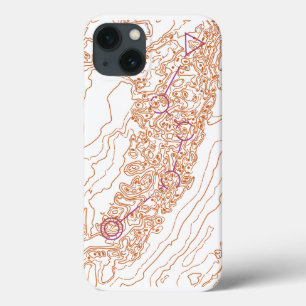 Funda Para iPhone 13 Mapa de orientación de Brownell