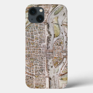 FUNDA PARA iPhone 13 MAPA DE PARÍS, 1581