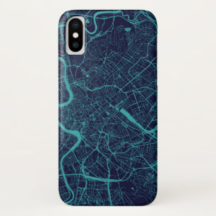 Funda Para iPhone X Mapa de Roma