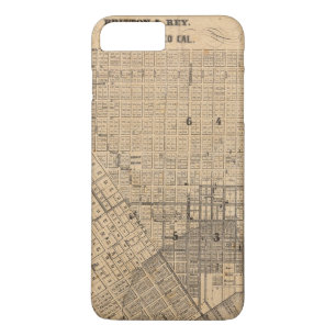 Funda Para iPhone 8 Plus/7 Plus Mapa de San Francisco