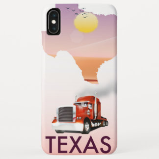 Funda Para iPhone XS Max Mapa de Texas Big Rig