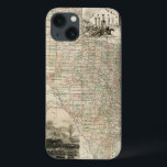 Funda Para iPhone 13 Mapa de Texas con fronteras del condado<br><div class="desc">Este impresionante mapa del estado de Texas muestra cómo se trazaron las líneas del condado. También contiene representaciones del Álamo,  un derrame de petróleo y vaqueros a caballo. Muestra un poco de amor al estado de la estrella solitaria comprando esta impresión!</div>