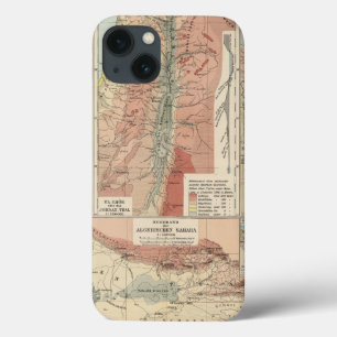 Funda Para iPhone 13 Mapa del Atlas de Tieflander