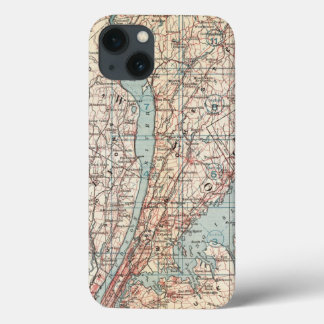 Funda Para iPhone 13 Mapa del condado de Westchester, Nueva York