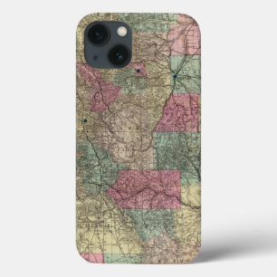 Funda Para iPhone 13 Mapa del estado de Colorado