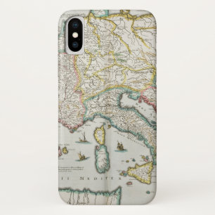 Funda Para iPhone X Mapa del imperio de Carlomagno
