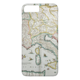 Funda Para iPhone 8 Plus/7 Plus Mapa del imperio de Carlomagno