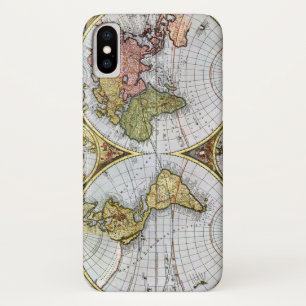 Funda Para iPhone X Mapa del mundo