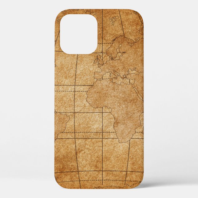Funda De Case-Mate Para iPhone mapa del mundo (Reverso )