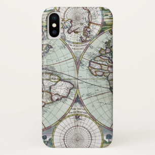 Funda Para iPhone X Mapa del mundo