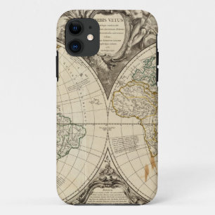 Funda Para iPhone 11 Mapa del mundo 8
