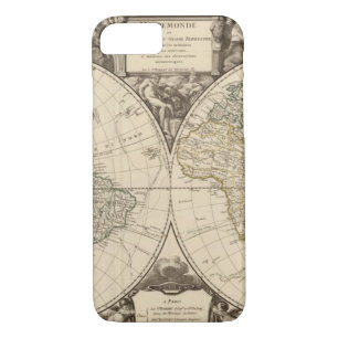 Funda Para iPhone 8/7 Mapa del mundo 9