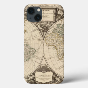 Funda Para iPhone 13 Mapa del mundo 9