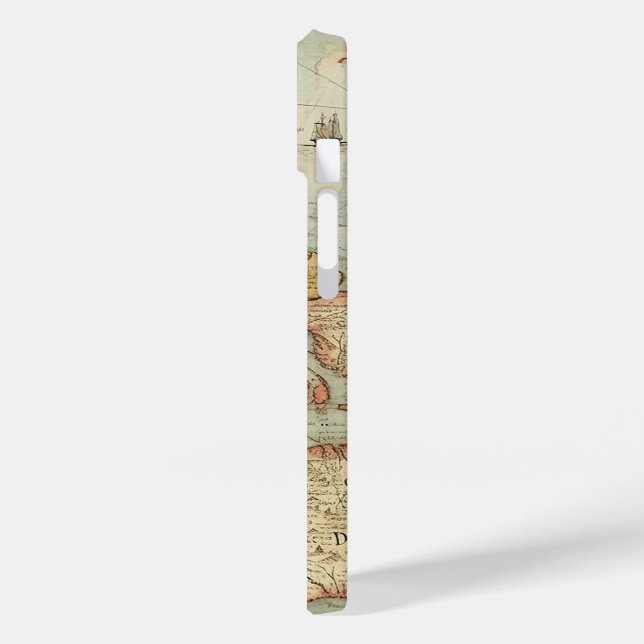 Funda De Case-Mate Para iPhone Mapa del mundo antiguo (Reverso / Izquierdo)