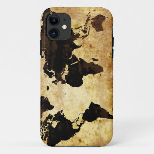 Funda Para iPhone 11 mapa del mundo antiguo