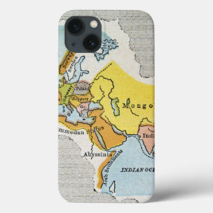 Funda Para iPhone 13 MAPA DEL MUNDO, c1300.