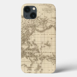 Funda Para iPhone 13 Mapa del mundo físico