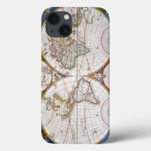 Funda Para iPhone 13 MAPA DEL MUNDO, siglo XVII
