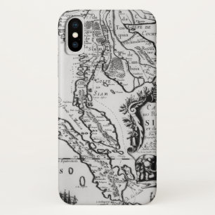 Funda Para iPhone X Mapa del Reino de Tailandia