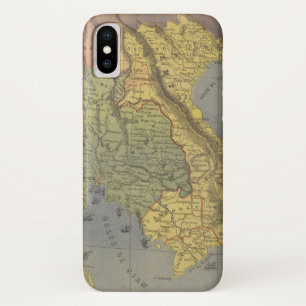 Funda Para iPhone X Mapa del Reino de Tailandia