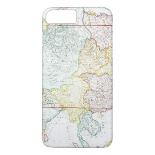 Funda Para iPhone 8 Plus/7 Plus Mapa del vintage de Asia el   1786