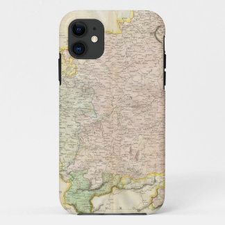Funda Para iPhone 11 Mapa del vintage de Baviera Alemania (1814)