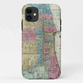 title_seo2 Mapa del vintage de Chicago (1869)