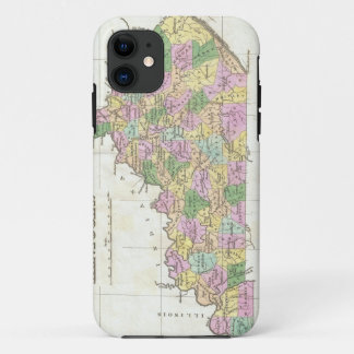 Funda Para iPhone 11 Mapa del vintage de Kentucky (1827)