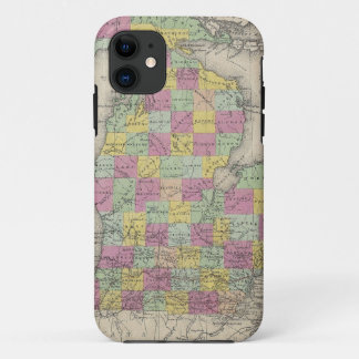 title_seo2 Mapa del vintage de Michigan (1853)