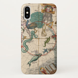 Funda Para iPhone X Mapa del vintage de South Pole