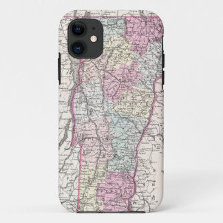 title_seo2 Mapa del vintage de Vermont (1855)