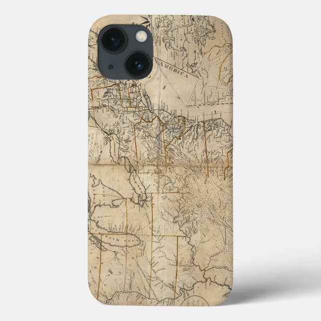 FUNDA DE Case-Mate PARA iPhone MAPA: EE.UU., 1783 (Reverso)
