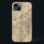 FUNDA PARA iPhone 13 MAPA: EE.UU., 1783<br><div class="desc">"Estados Unidos según el tratado definitivo de paz firmado en París el 3 de setiembre. 1783." Mapa de William McMurray,  1784.</div>