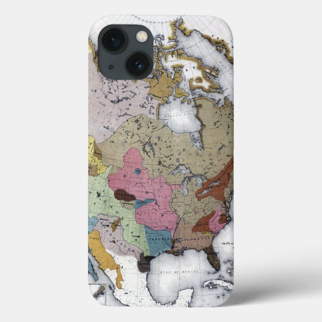 FUNDA DE Case-Mate PARA iPhone MAPA: ESTADOUNIDENSES 3 (Reverso)