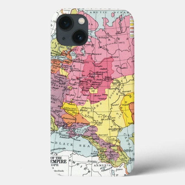 FUNDA DE Case-Mate PARA iPhone MAPA: EXPANSIÓN DE RUSIA (Reverso)