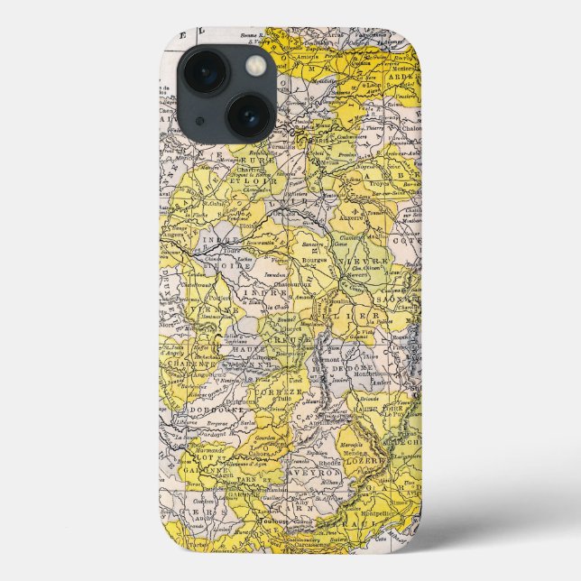FUNDA DE Case-Mate PARA iPhone MAPA: FRANCIA (Reverso)
