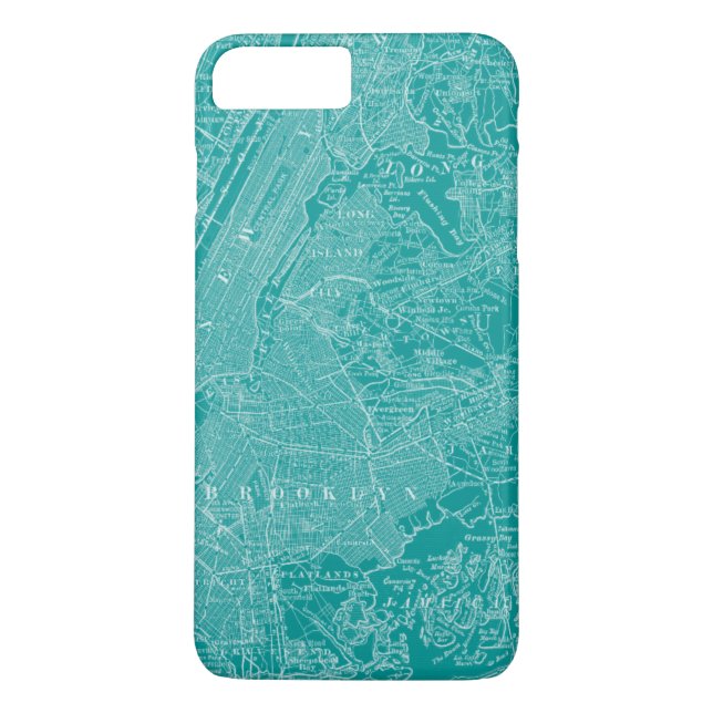 Funda De Case-Mate Para iPhone Mapa gráfico de Nueva York (Reverso)
