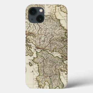 Funda Para iPhone 13 Mapa griego antiguo